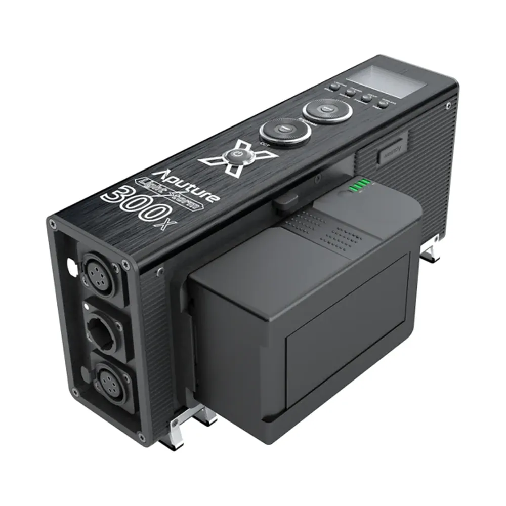 Aputure LS 300x, control box with battery plate