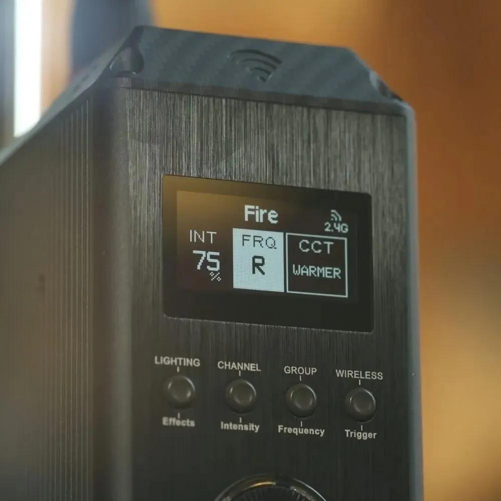 Aputure LS 300x, control box screen, official Aputure image