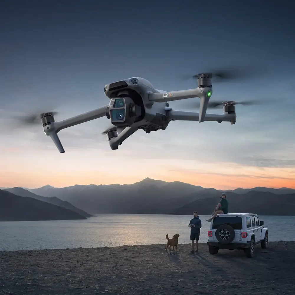 DJI Air 3S, official DJI product scene