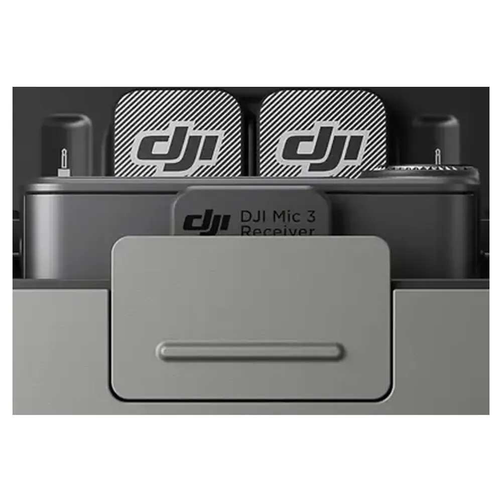 DJI Mic 3, close up detail