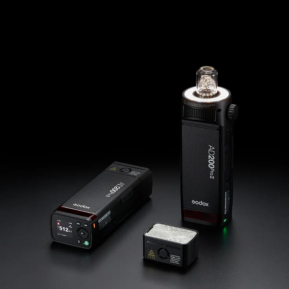 Godox AD200Pro II, flash and battery, official Godox image