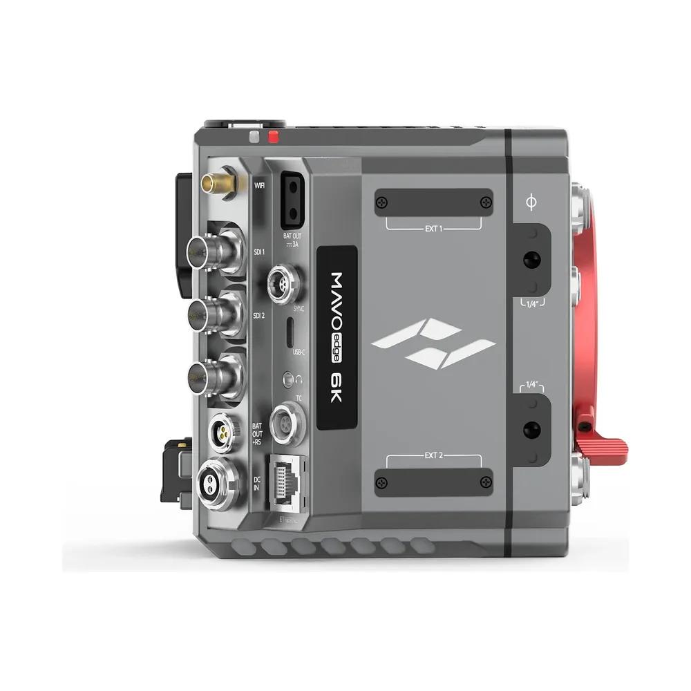 Kinefinity MAVO Edge 6K, left side view with ports