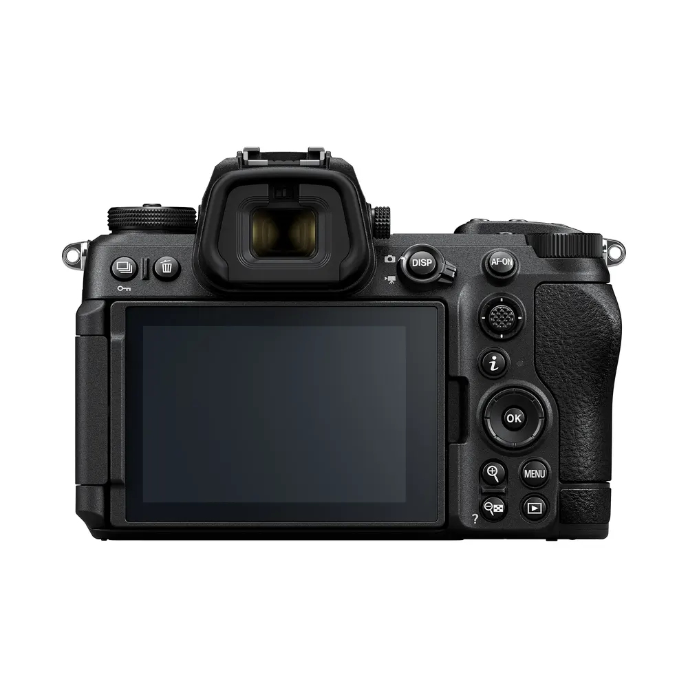 Nikon Z6III, rear view with monitor