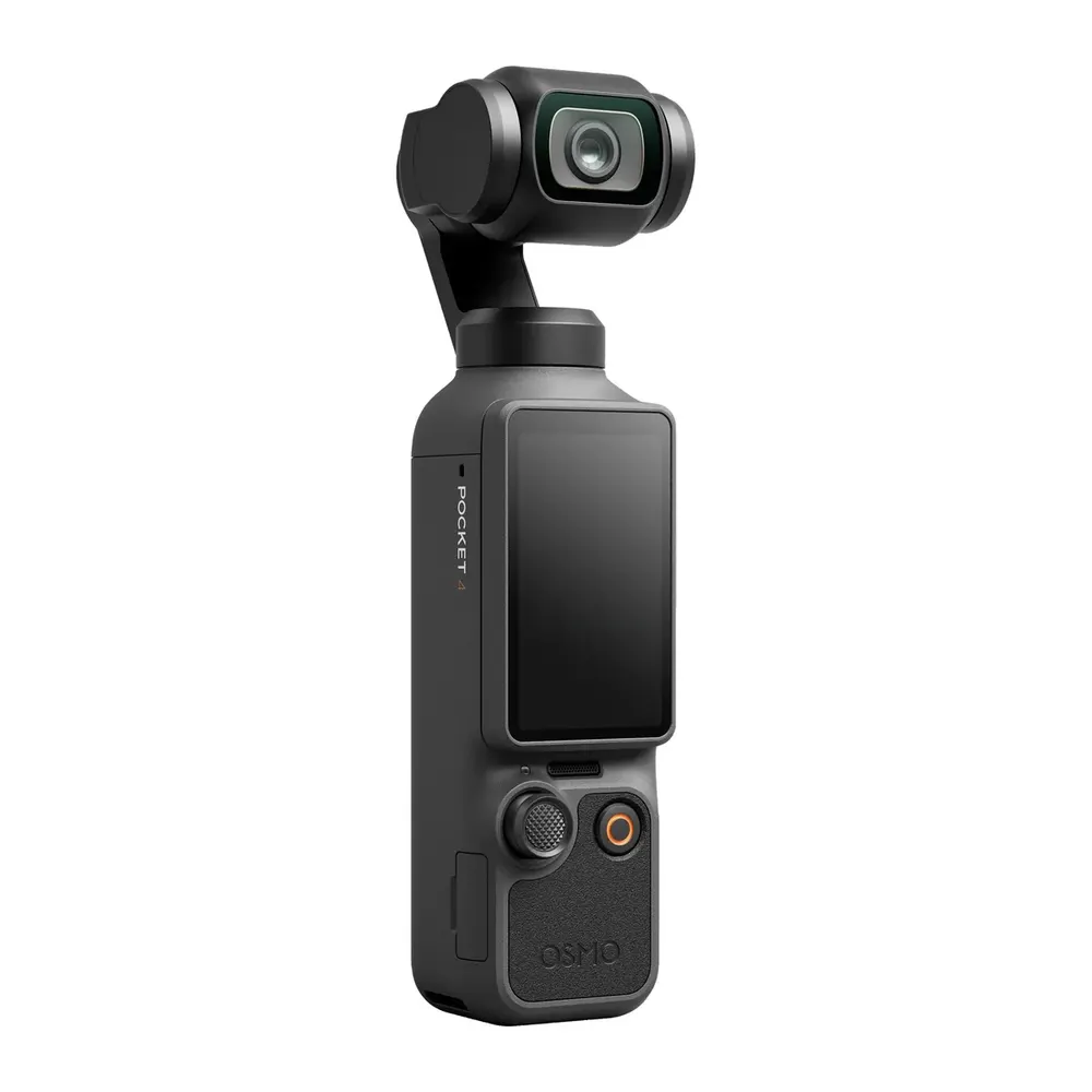 DJI Osmo Pocket 4 on a plain white background