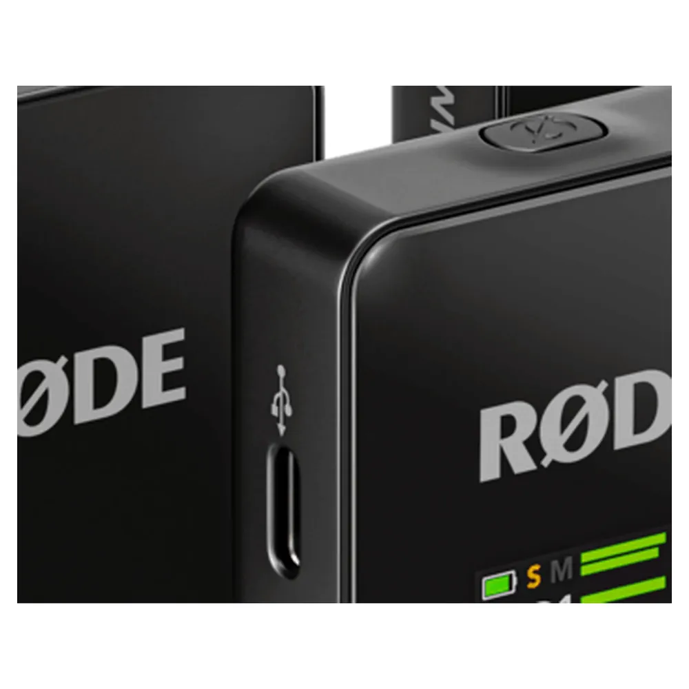 RODE Wireless GO (Gen 3), close up of a transmitter