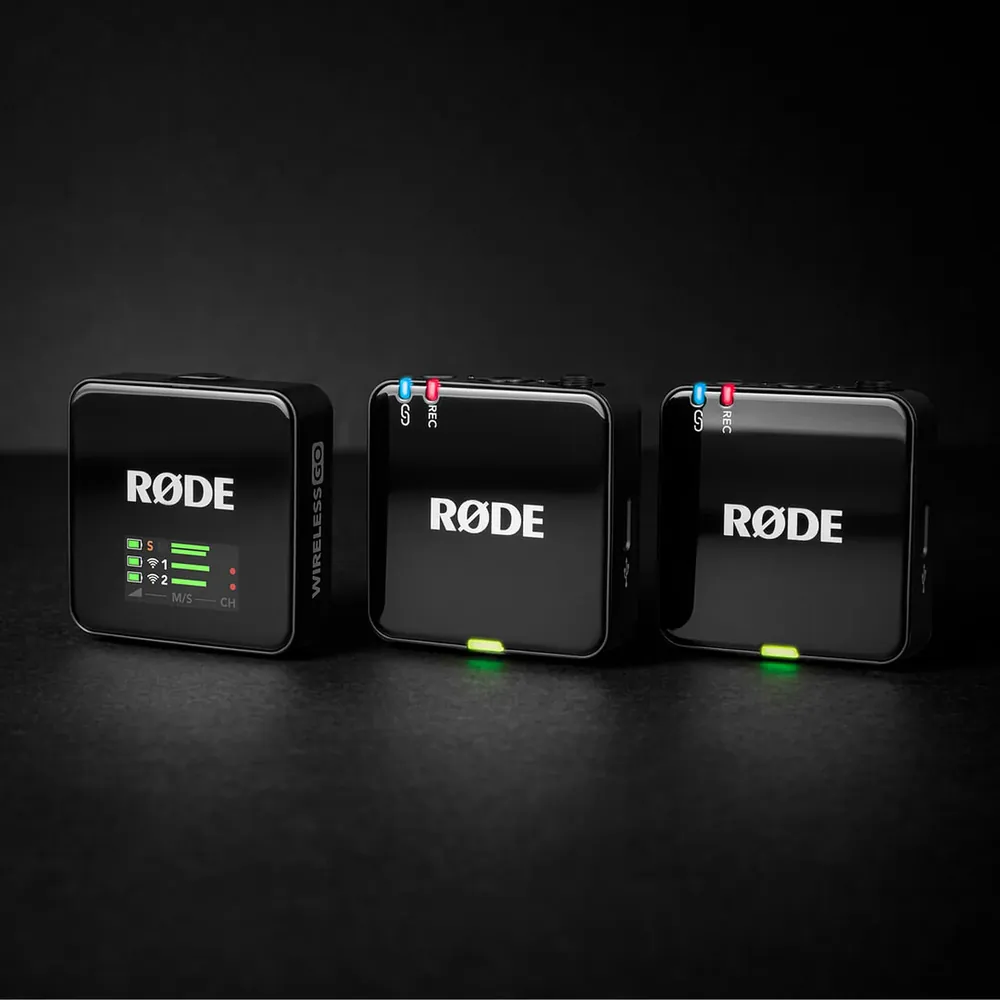 RODE Wireless GO (Gen 3), set of transmitters and receiver, official RODE image