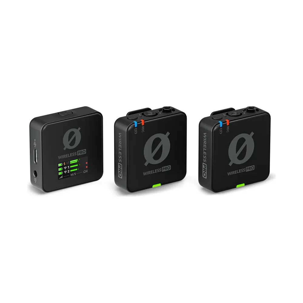 RODE Wireless PRO, transmitters and receiver