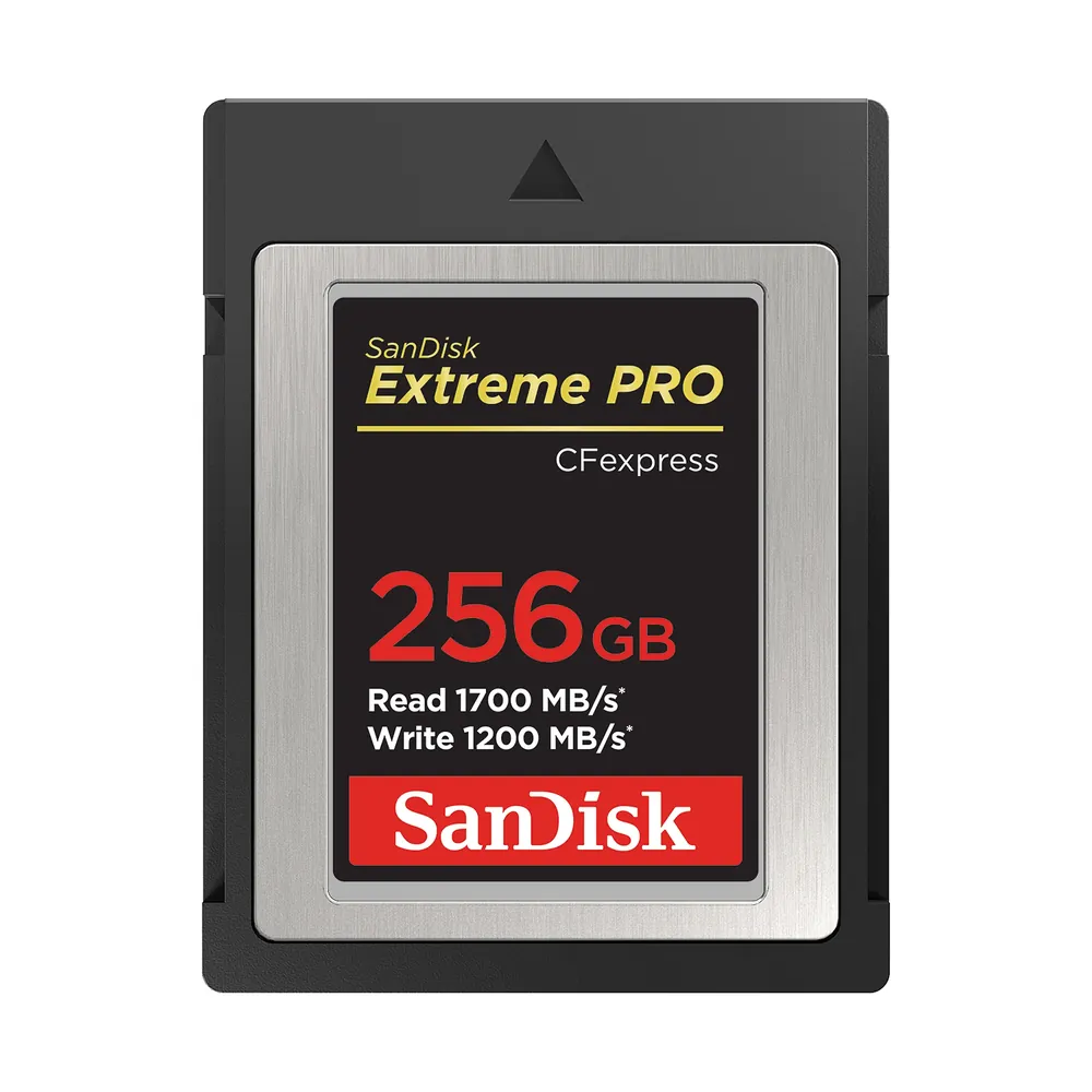 SanDisk Extreme PRO CFexpress Type B card, 256 GB card