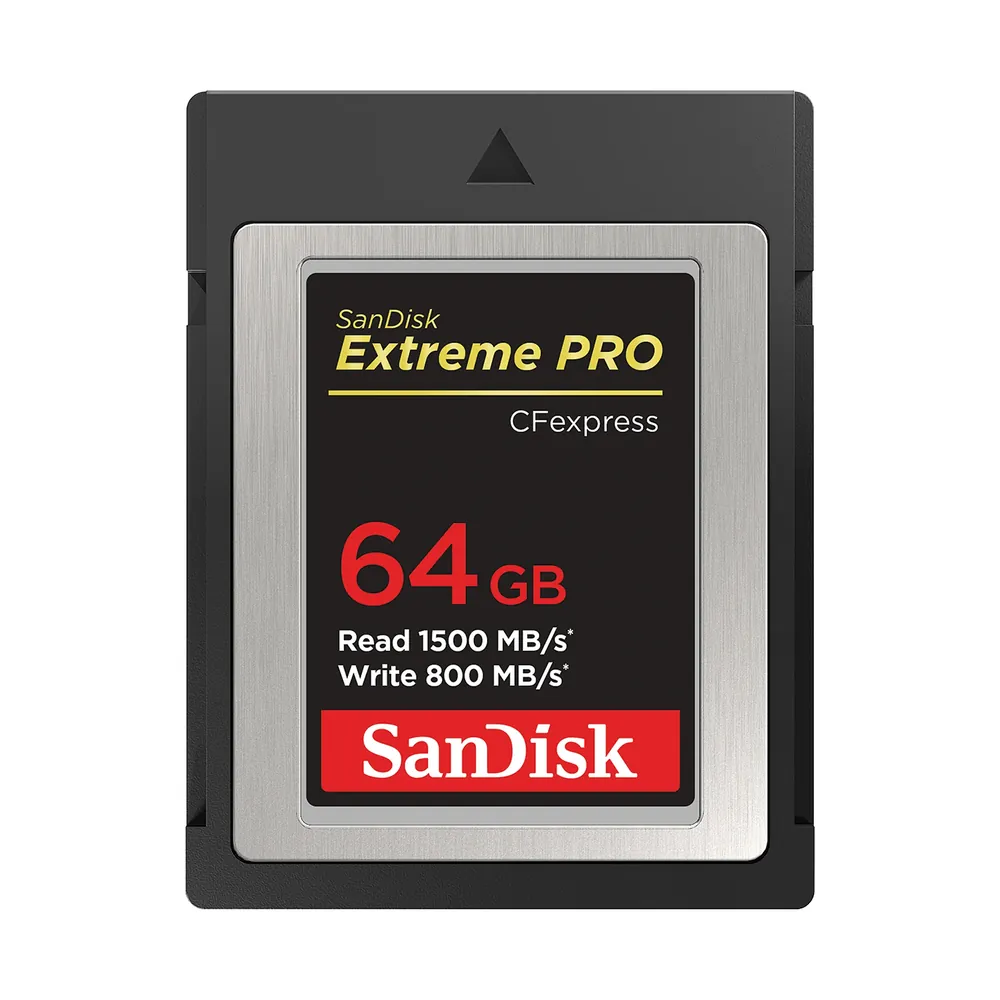 SanDisk Extreme PRO CFexpress Type B card, 64 GB card