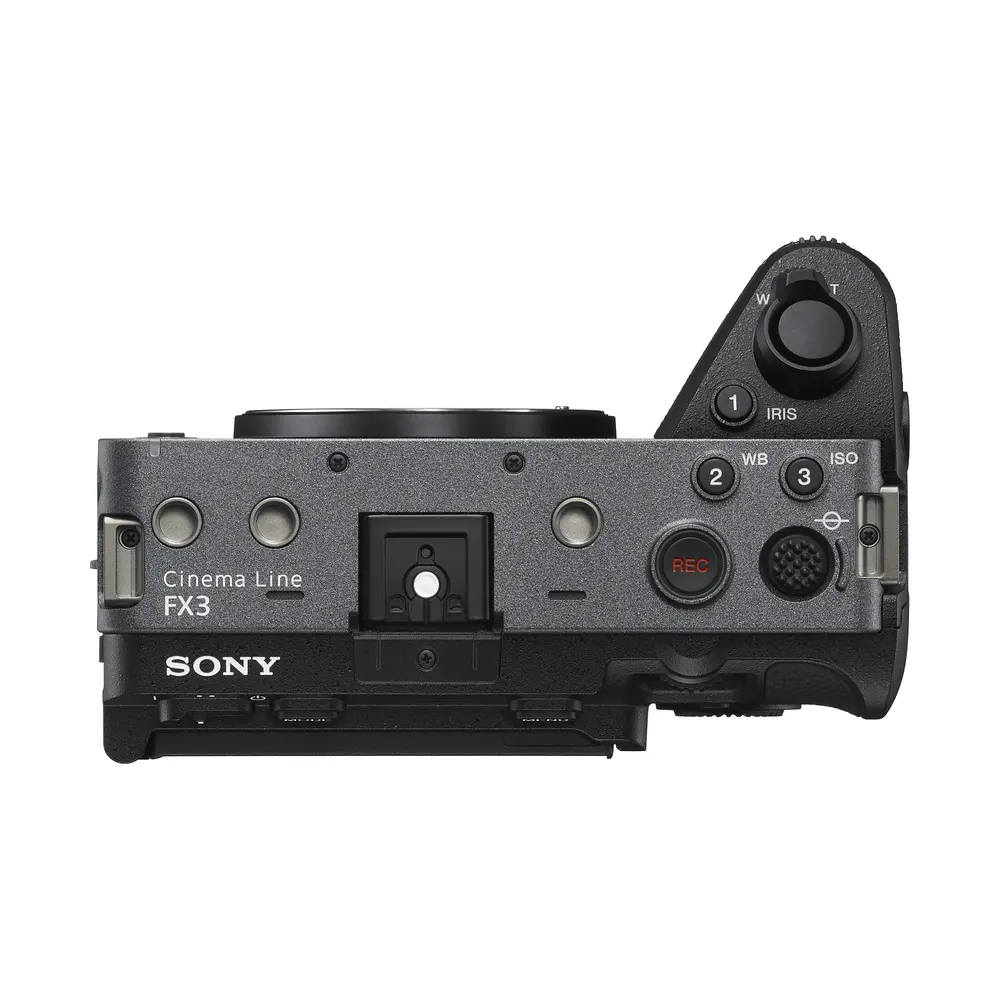 Sony FX3, top view