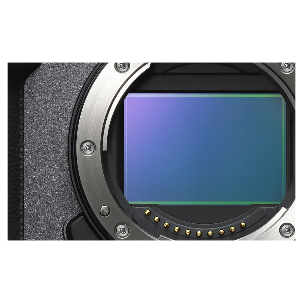 Sony FX3, close up of the full frame sensor