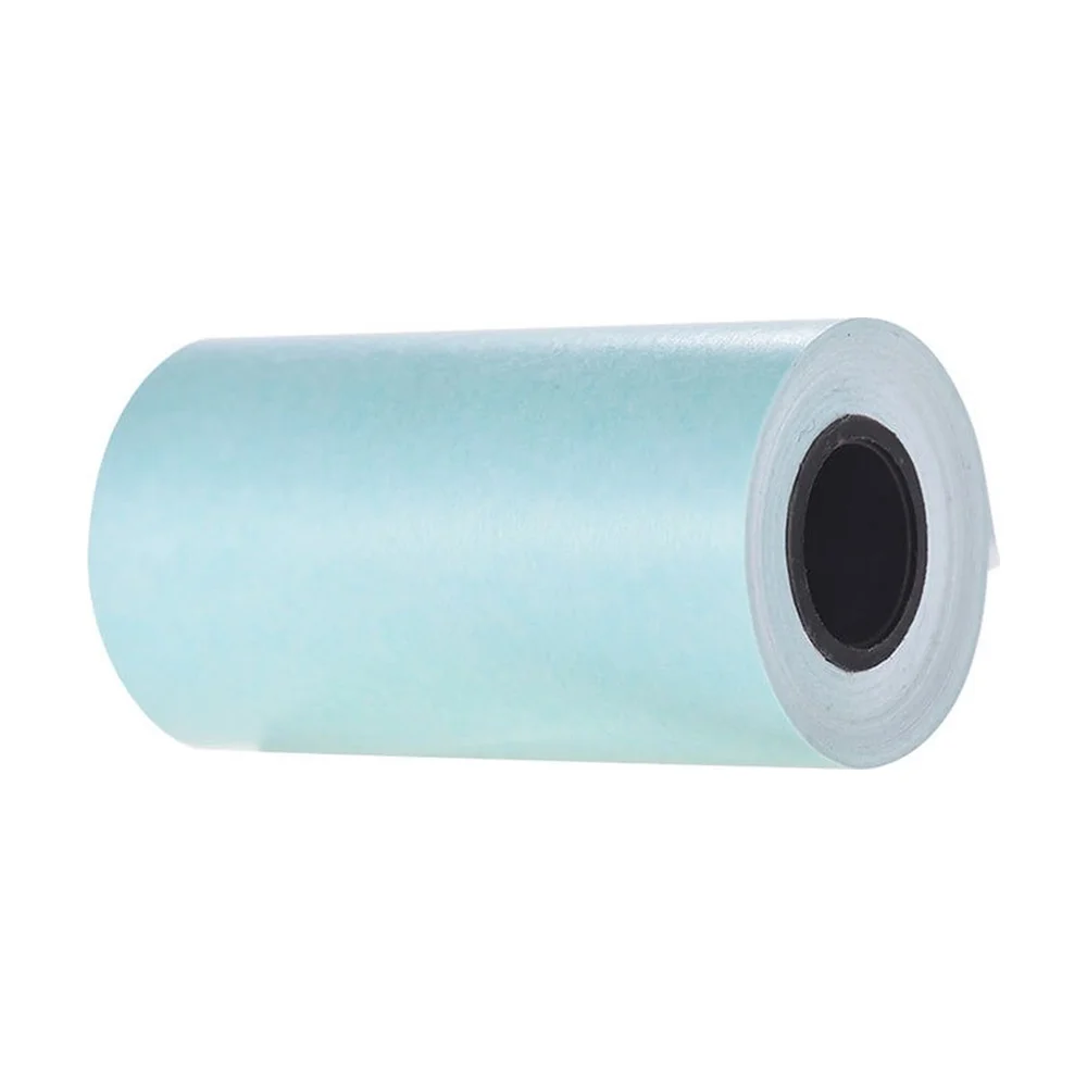 Thermal paper roll, side view