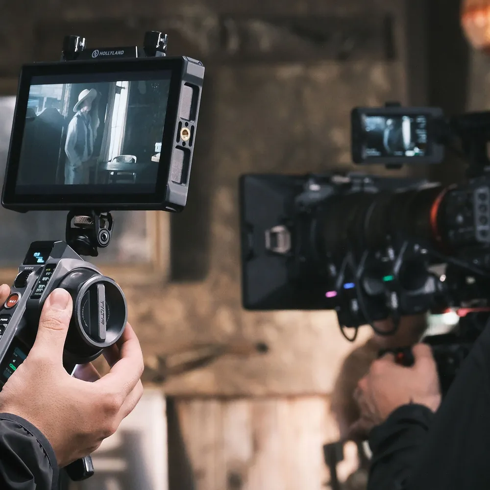 Tilta Nucleus-M II in use on set